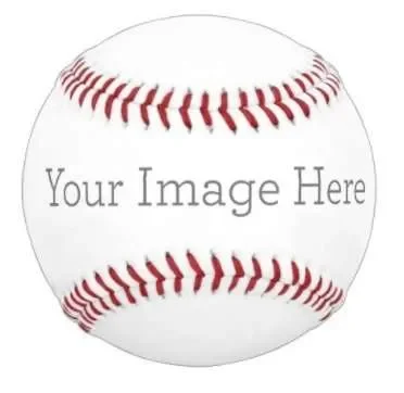 A baseball that says your image here