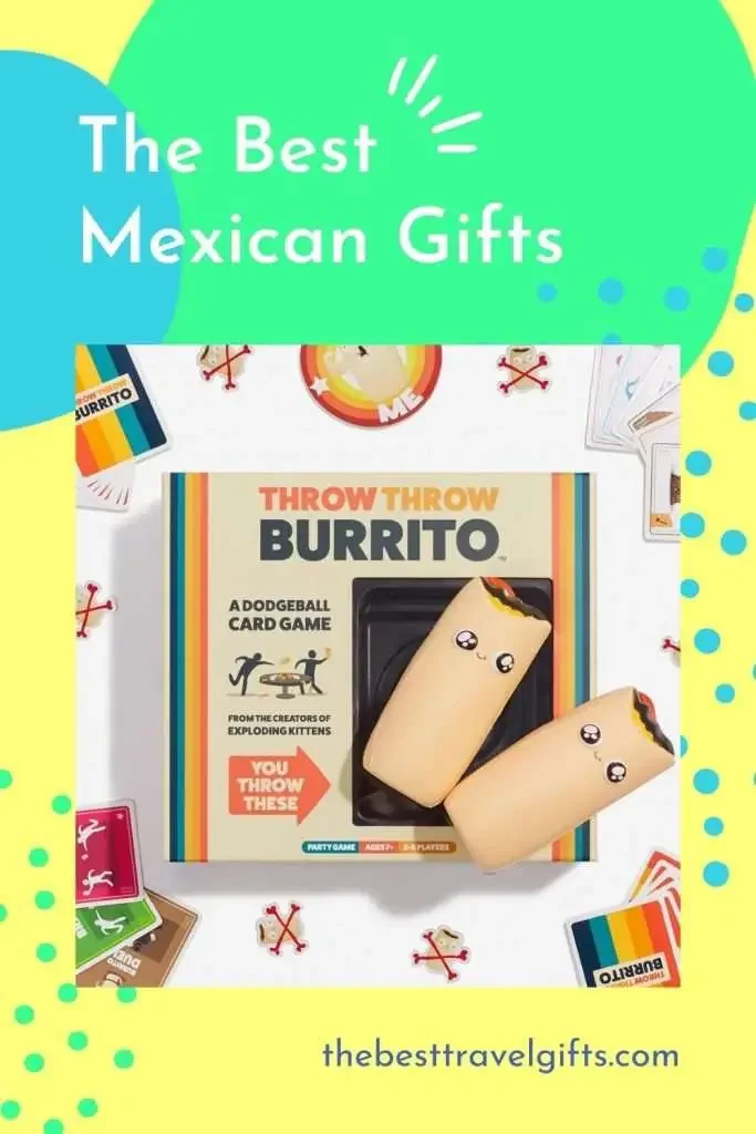 The best Mexican gifts with a photo of throw throw burito game