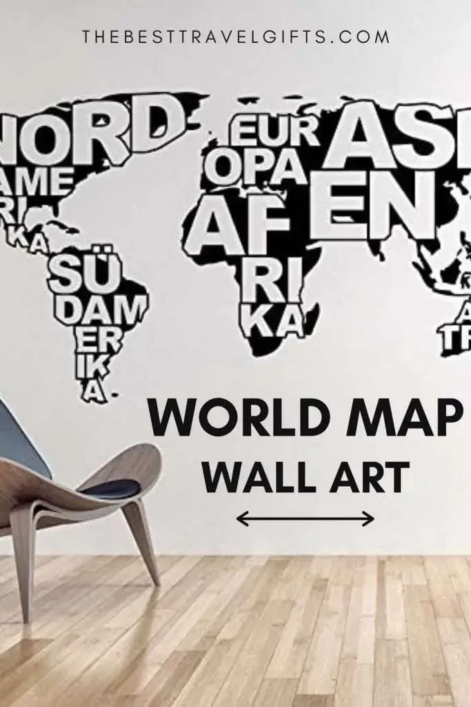 World map wall decor