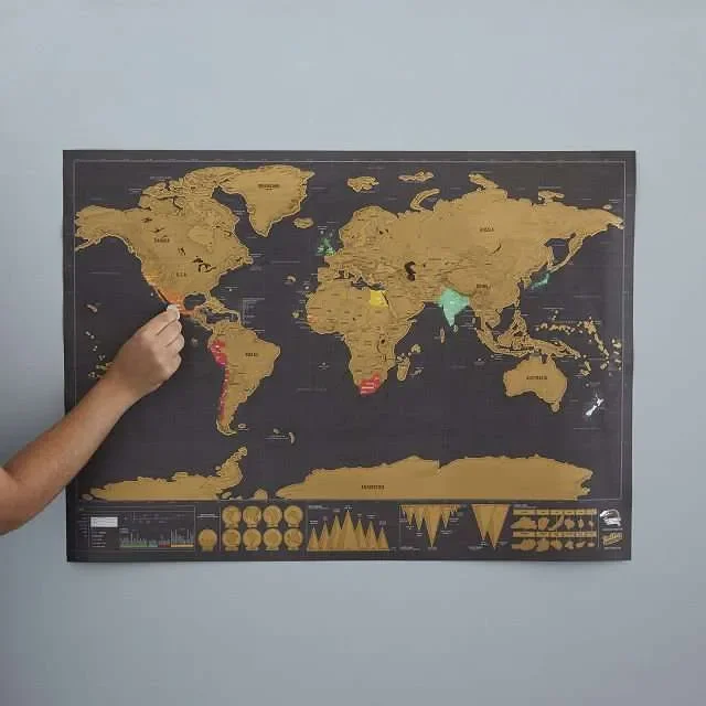 World scratch map