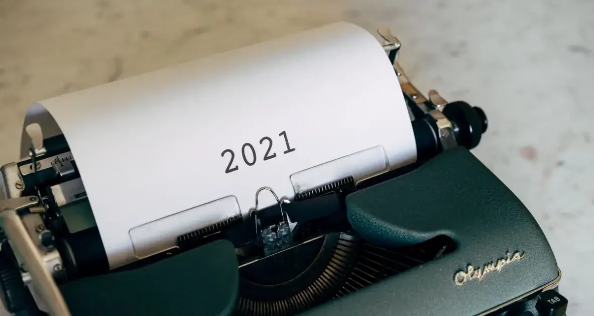 Typemachine with 2021