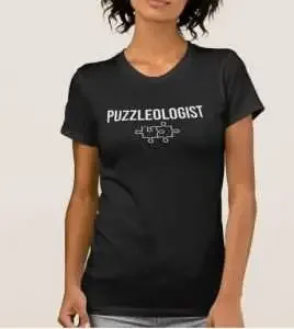 Shirt with puzzleologist