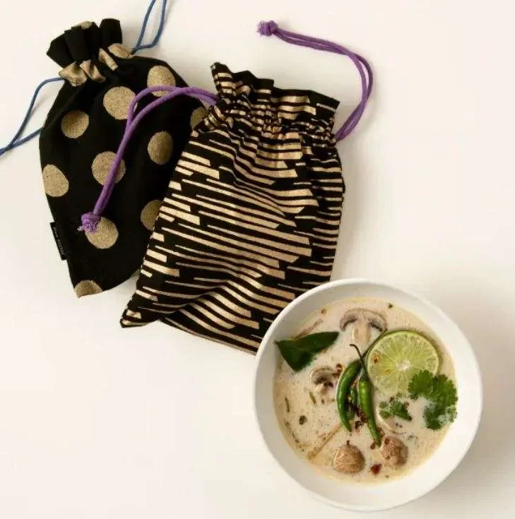 Thai soup and bags