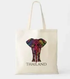Tote bag with Thailand