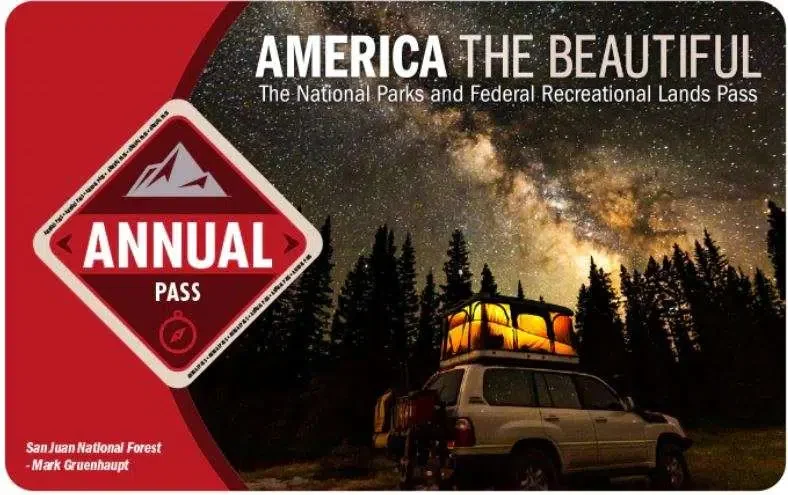 Annual pass of US national parks