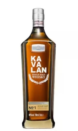 Kavalan whiskey bottle