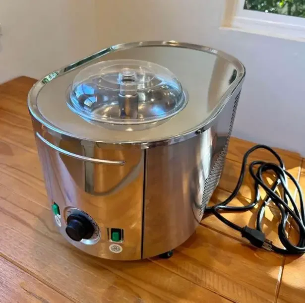 An electronic ice cream maker