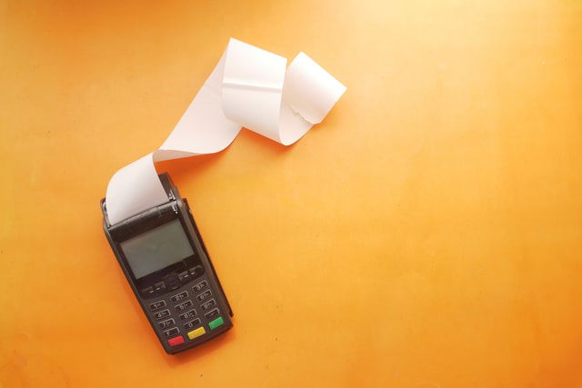 Pin machine with receipt