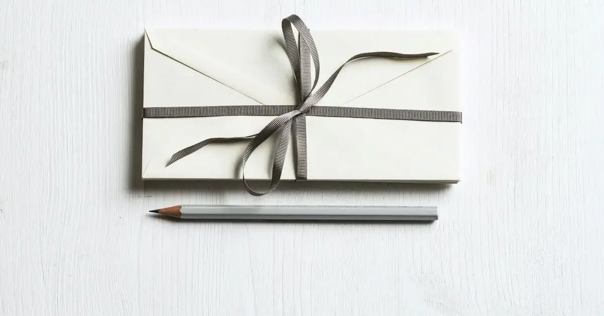 Gift with a pencil