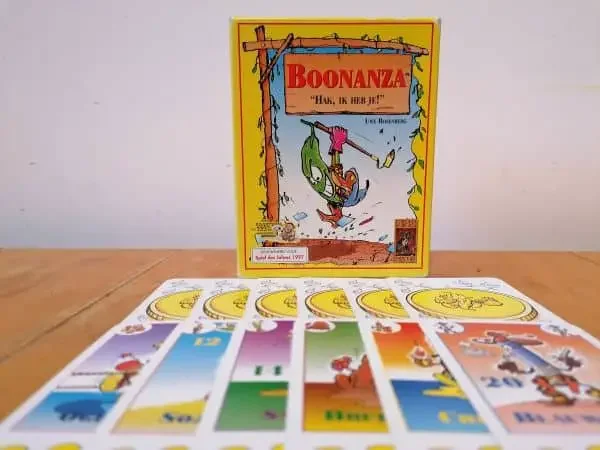 The travel game Boonanza package with cards