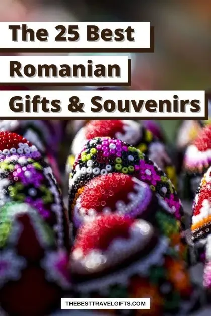 The 25 best Romanian gifts & souvenirs with a photo of painted eggs