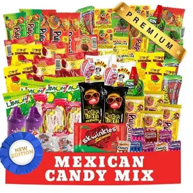 Box with Mexican candy