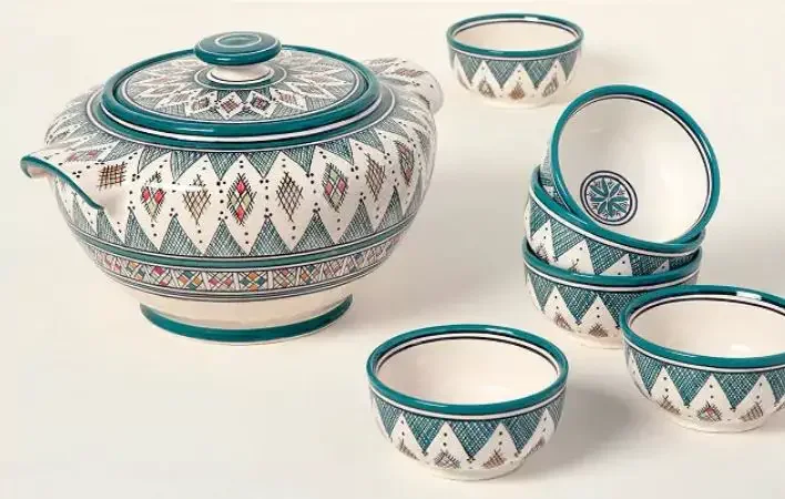 Set of soup bowls