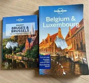 Two travel guides for Belgium