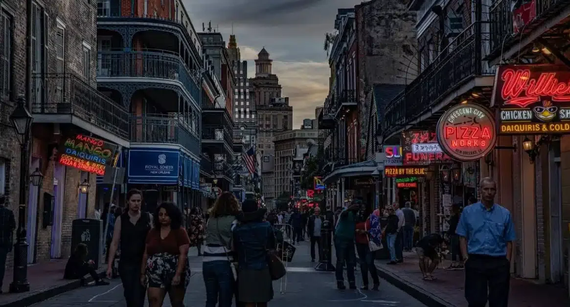 Street in New Orleans, Louisiana