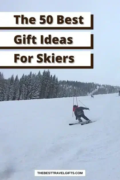 The 50 best ski gifts for skiers with a photo of a skier