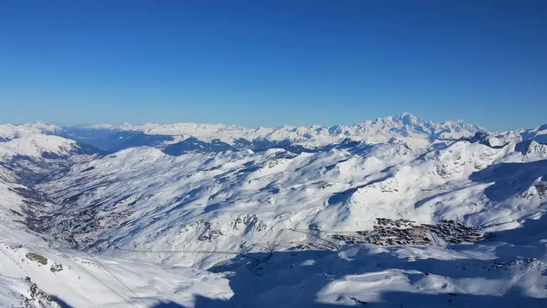 Ski resort in France