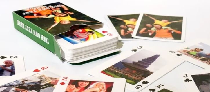 Personalized deck of cards with photos