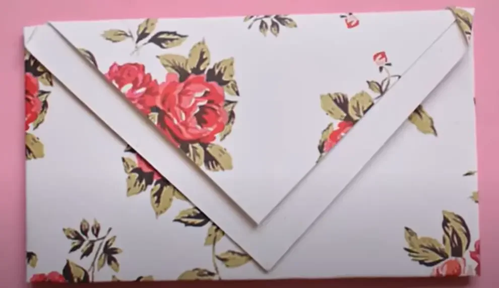 Envelope with flowers