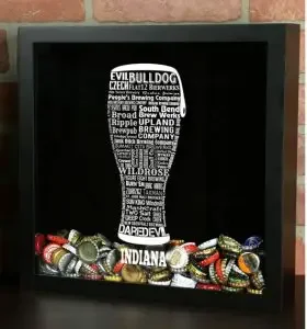 Box for beer caps