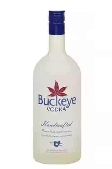 Buckeye vodka bottle