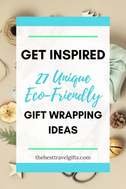 get inspired: 27 unique eco-friendly gift wrapping ideas with a photo of a gift