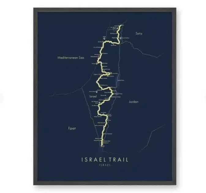 Map of the Israel Trail