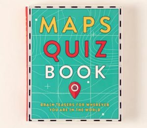 Map quiz book cover