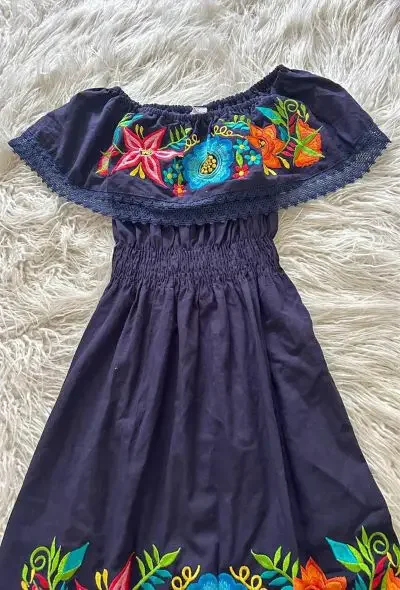 A traditional pueblo dress from Mexico