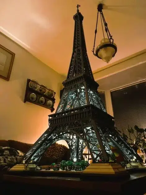 The Eiffel Tower made from LEGO