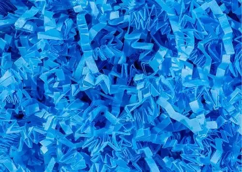 Blue crinkles paper