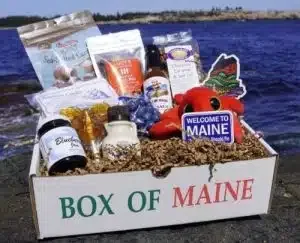 A box of gifts from Maine