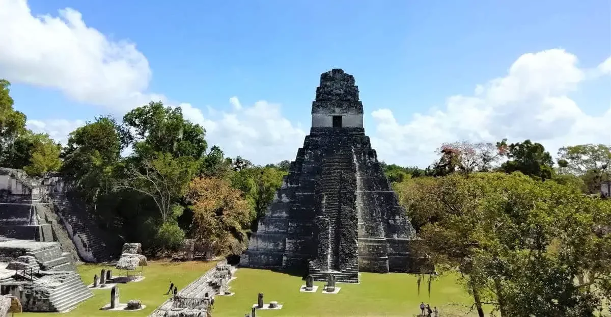 An ancient ruin in Tikal Guatemala