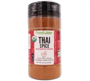 A container with Thai spices