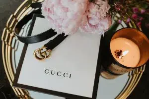 A luxury box of Gucci