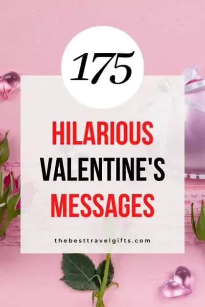 175 Hilarious Valentine's Day card messages with a photo of roses and hearts