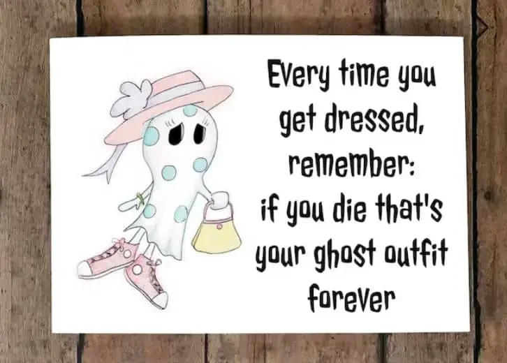 Funny Halloween quote about costume