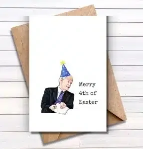 Merry 4th Easter funny card