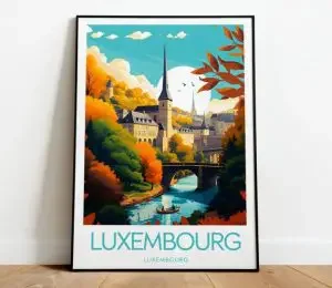 tarvel poster of Luxembourg