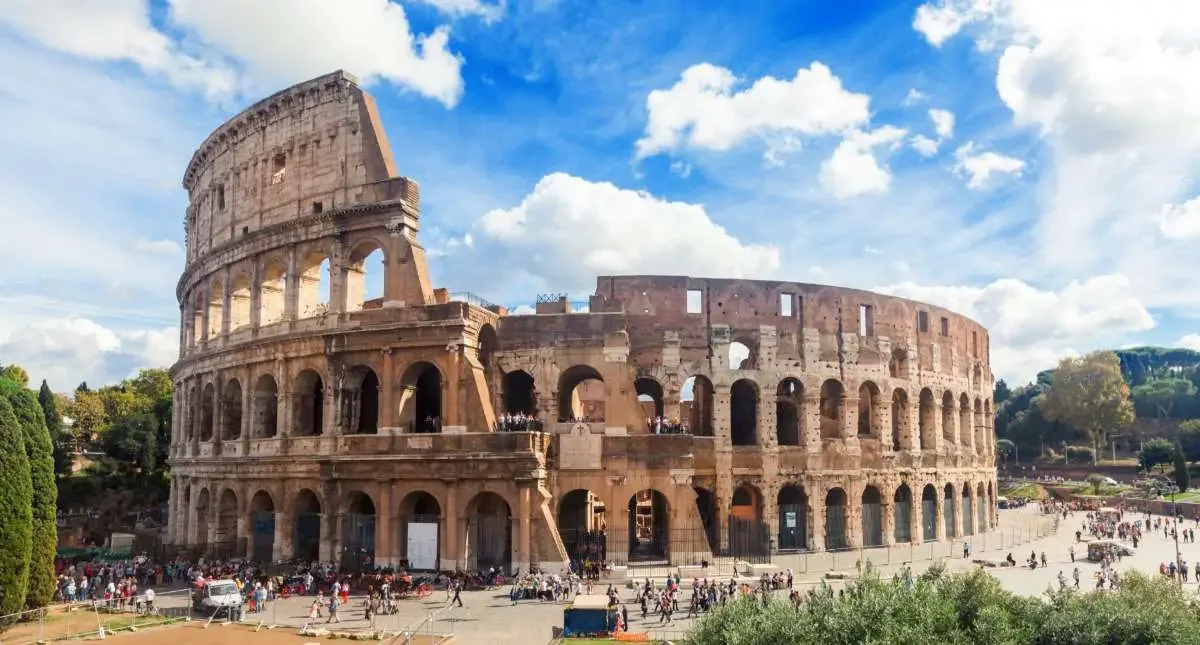 A photo of the colosseum in Rome