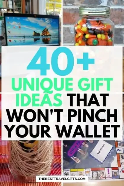 40+ unique gifts that don't cost money with four images of gifts that are free