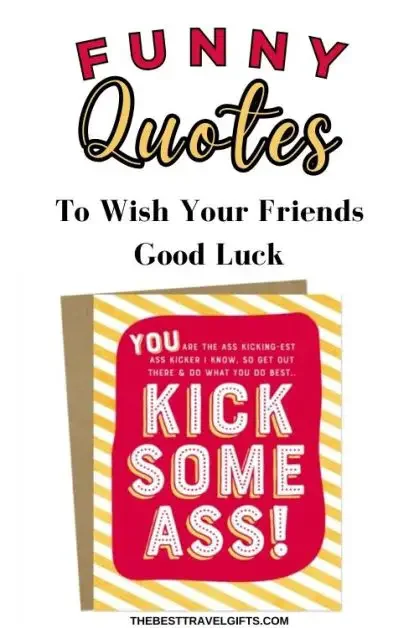 Funny good luck lucks for friends
