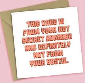 Funny long distance friendship quote card