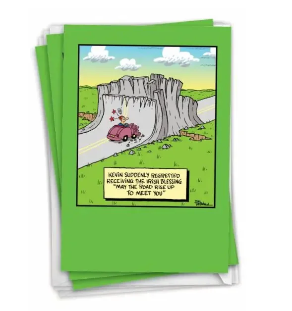 A funny St Patrick's Day quote card
