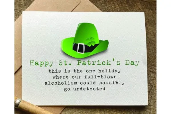 Happy St Patrick's Day quote card