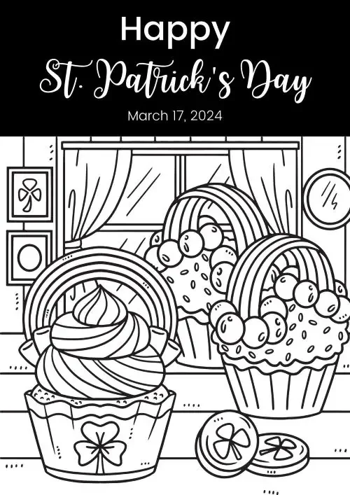 St Patrick's Day coloring sheet