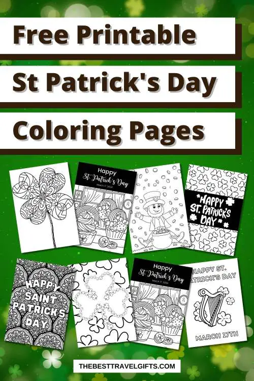 25 Free Printable St. Patrick’s Day Coloring Pages & Cards