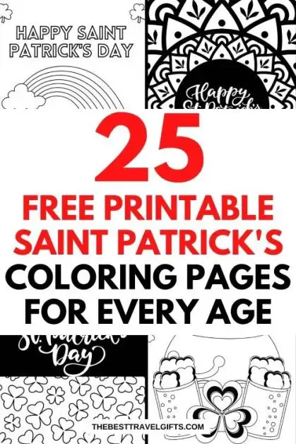 25 free printable Saint Patrick's Day coloring pages for every age