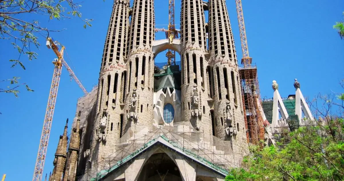 La Sagrada Familia cathedral in Barcelona