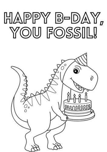 30 Free Printable Birthday Coloring Pages For Kids & Adults